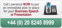 Call us to discuss your business speech or presentation