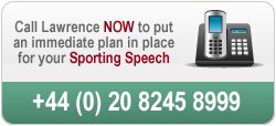 Call us in confidence to discuss your sports speech